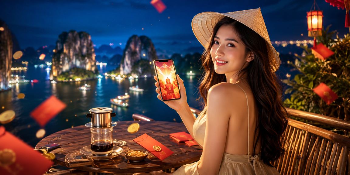 Cảnh Hạ Long và phong cách giải trí Việt Nam trong trải nghiệm di động