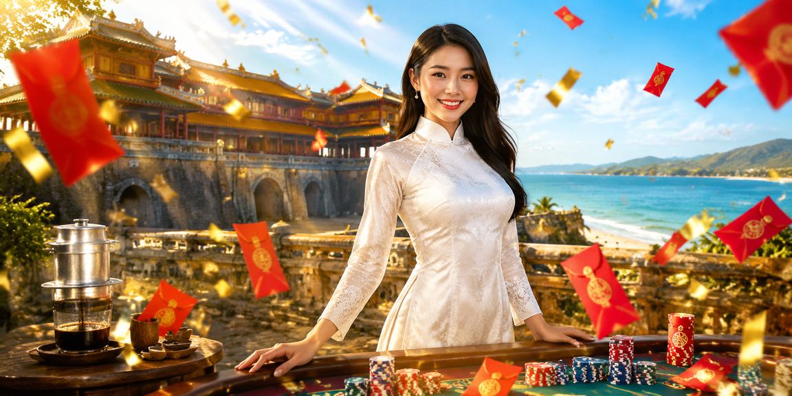 Bao lì xì và áo dài Huế gợi không khí Tết trong phân tích ưu đãi