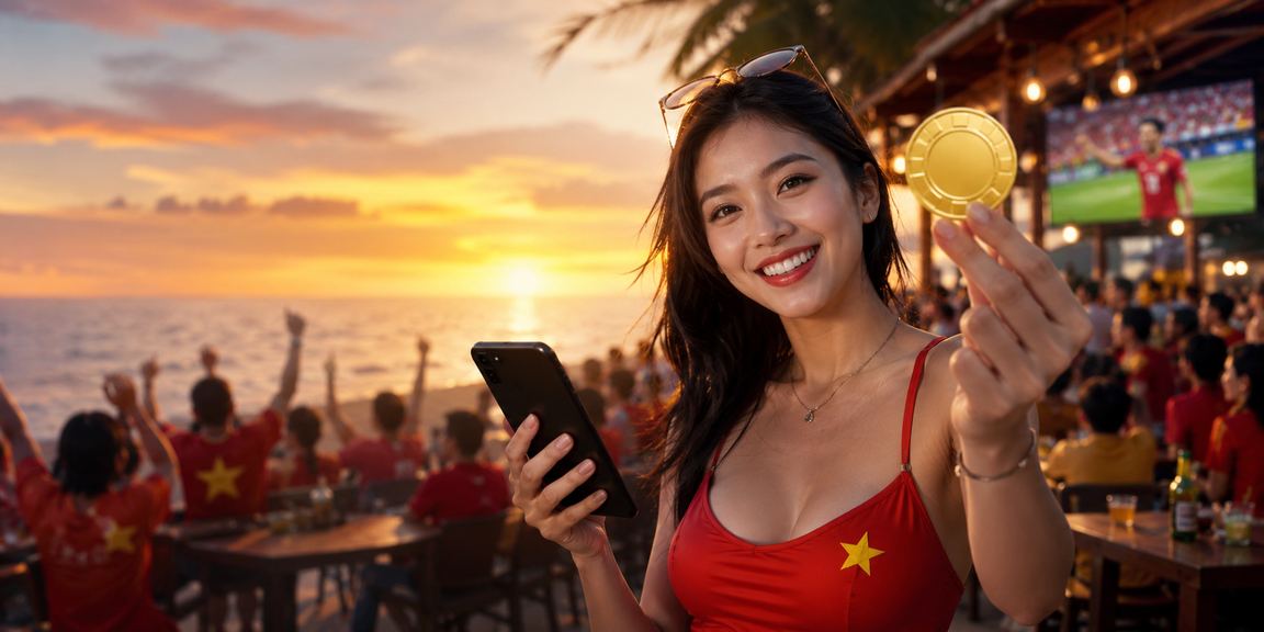 Bãi biển Phú Quốc với người dùng chuẩn bị đăng ký và kiểm tra tài khoản